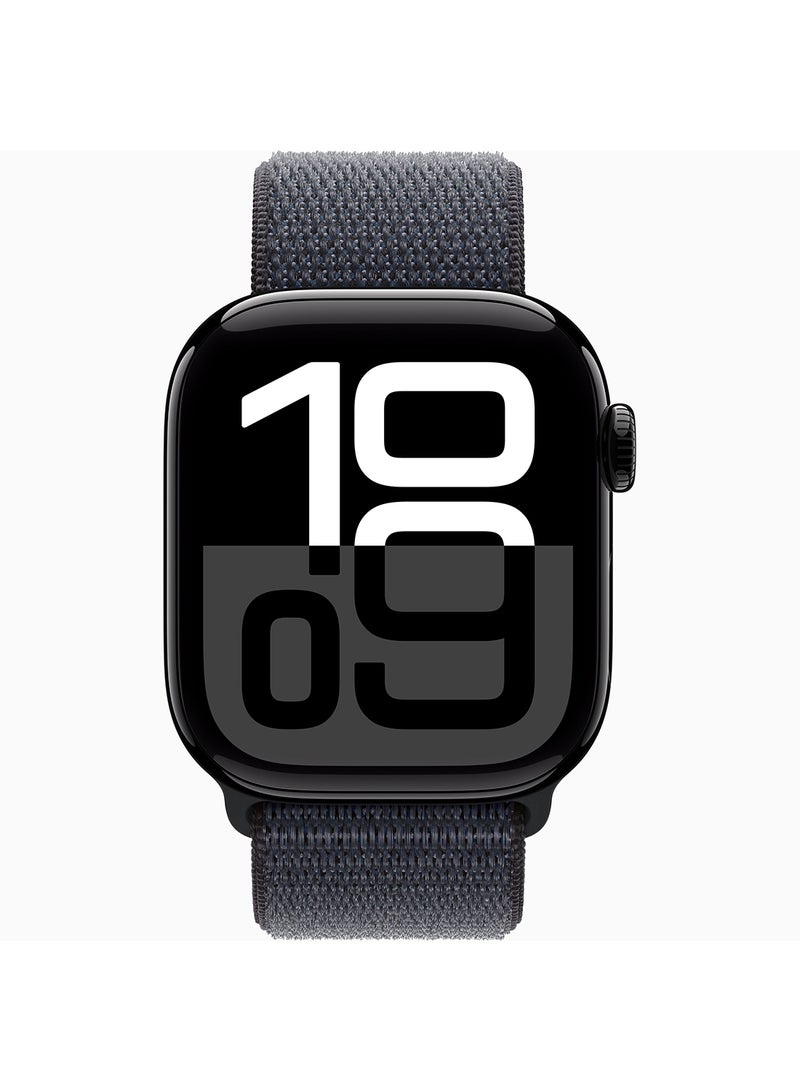 Watch Series 10 GPS + Cellular 46mm Jet Black Aluminium Case With Ink Sport Loop - pnsku/N70108585V/45/_/1725955660/caa7e050-f3cd-4ccf-a72a-317ff89443ed