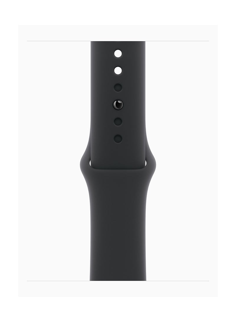 Apple Watch Series 10 GPS + Cellular 46mm Slate Titanium Case With Black Sport Band  - Image 3