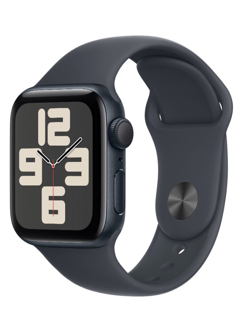 Watch SE (2024) GPS 40mm Midnight Aluminium Case With Midnight Sport Band - pnsku/N70108600V/45/_/1725953610/594a26ab-3f2f-4c3d-90be-f0f2883c9637