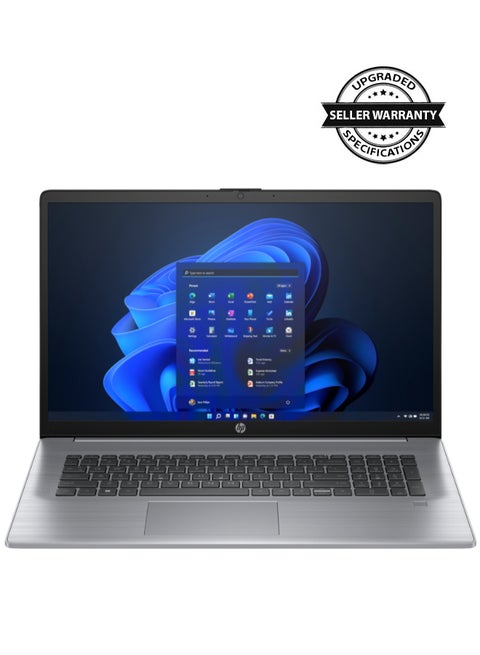 Pro Book 470 G10 (Upgraded Version) Laptop With 17.3-Inch FHD IPS Display,Core i7-1355U Processor/16GB RAM/512GB SSD/Intel Iris XE Graphics/Free DOS/85C22EA#BH5 English Asteroid Silver
