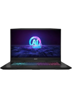 إم اس أي Katana 17 Laptop With 17.3-Inch FHD Display,Ryzen 9-8940H Processor/16GB RAM/512GB SSD/8GB Nvidia GeForce RTX 4060 Graphics/Windows 11/9S7-17LN31-837 English/Arabic Black  - Image 1