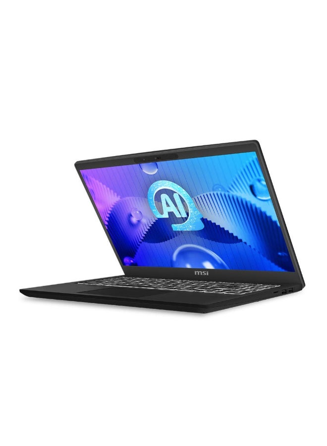 MSI - MODERN 15 H AI  Laptop With 15.6-Inch FHD Display,Core Ultra 7 155H Processor/16GB RAM/512GB SSDWindows 11/9S7-15H551-033 English/Arabic Black - Image 1