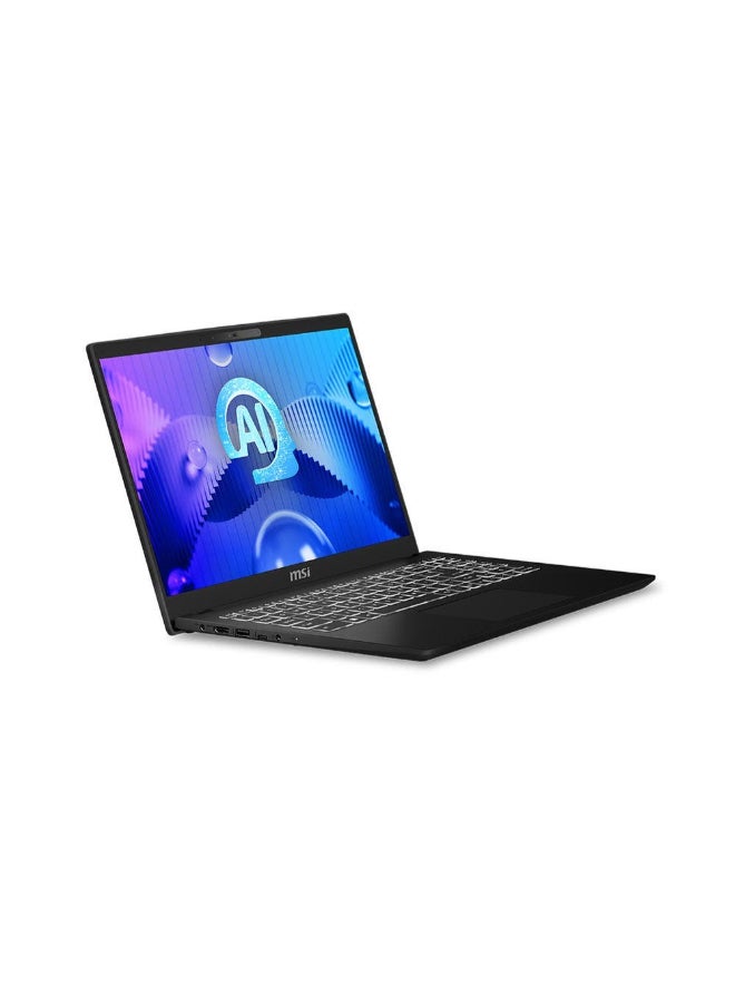 MSI - MODERN 15 H AI  Laptop With 15.6-Inch FHD Display,Core Ultra 7 155H Processor/16GB RAM/512GB SSDWindows 11/9S7-15H551-033 English/Arabic Black - Image 1