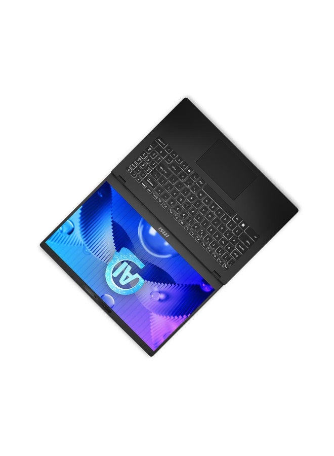 MSI - MODERN 15 H AI  Laptop With 15.6-Inch FHD Display,Core Ultra 7 155H Processor/16GB RAM/512GB SSDWindows 11/9S7-15H551-033 English/Arabic Black - Image 1