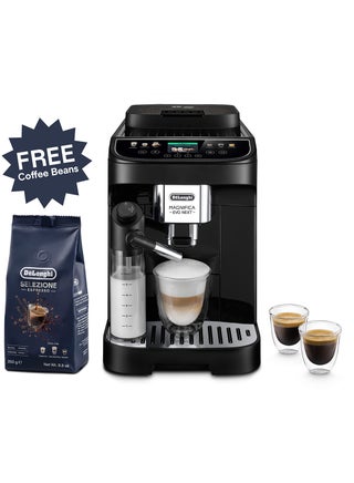Coffee Machine MAGNIFICA EVO NEXT Fully Automatic Bean to Cup Coffee Machine, 12+ Functions, Ideal for Espresso, Americano, Cappuccino, Latte, Macchiato & Many More Coffee Recipes 1.8 L 1450 W ECAM310.60.B Black - pnsku/N70108637V/45/_/1729068893/f461c74a-b8ba-482c-bcd9-6f1732fdf7b5