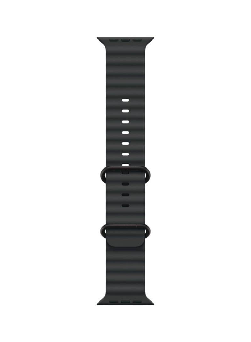 Apple Watch Ultra 2 (2024) GPS + Cellular 49mm Black Titanium Case With Black Ocean Band - Image 3