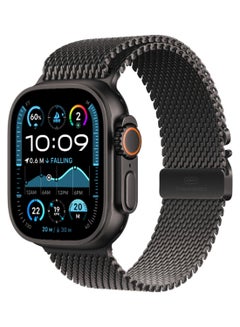 Black Titanium Milanese Loop - S