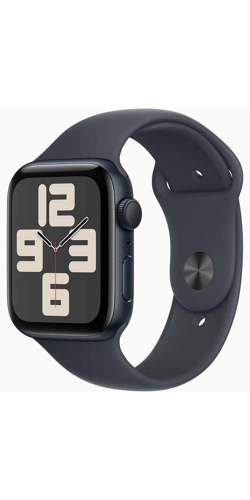 Apple Watch SE (2024) GPS 44mm Midnight Aluminium Case With Midnight Sport Band - Image 1