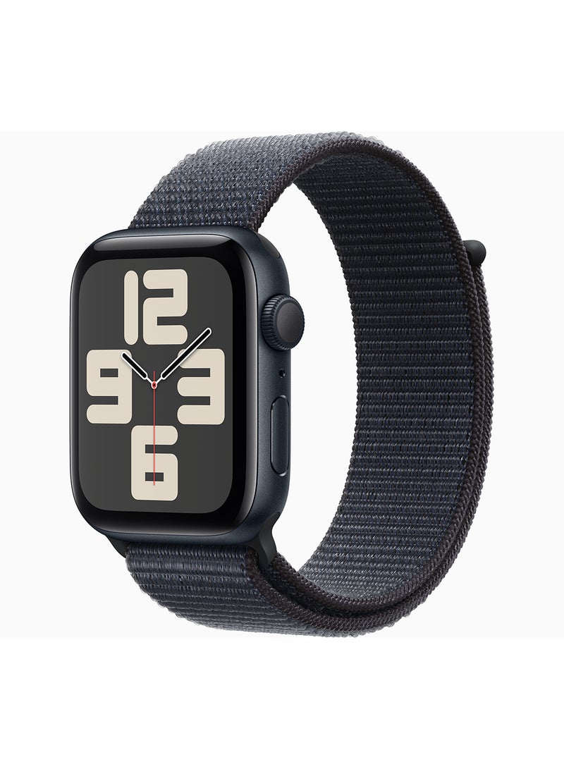 Watch SE (2024) GPS 44mm Midnight Aluminium Case With Ink Sport Loop - pnsku/N70108654V/45/_/1725955671/d5c7146f-d980-482a-a1f2-8b3124d66d7b