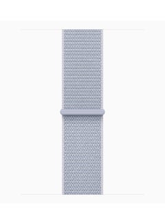 Apple Watch SE (2024) GPS 44mm Silver Aluminium Case With Blue Cloud Sport Loop  - Image 3