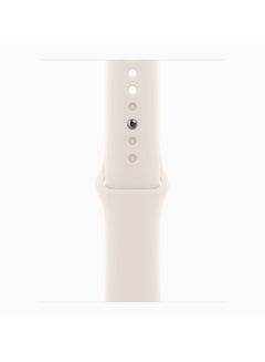 Apple Watch SE (2024) GPS 44mm Starlight Aluminium Case With Starlight Sport Band  - Image 3