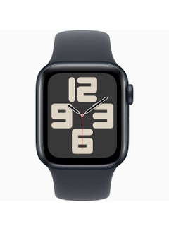 Apple Watch SE (2024) GPS + Cellular 40mm Midnight Aluminium Case With Midnight Sport Band  - Image 2