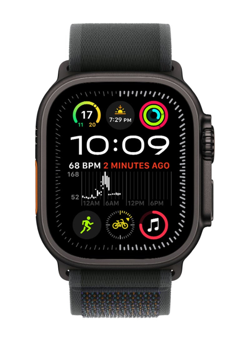 Watch Ultra 2 (2024) GPS + Cellular 49mm Black Titanium Case With Black Trail Loop - M/L - pnsku/N70108664V/45/_/1725954837/d952f3c1-e217-4489-87bf-3e71fee99276