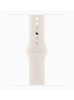 Apple Watch SE (2024) GPS + Cellular 40mm Starlight Aluminium Case With Starlight Sport Band  - Image 3