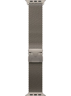 Apple Watch Ultra 2 (2024) GPS + Cellular 49mm Natural Titanium Case With Natural Titanium Milanese Loop - M  - Image 3