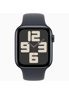 Apple Watch SE (2024) GPS + Cellular 44mm Midnight Aluminium Case With Midnight Sport Band  - Image 2