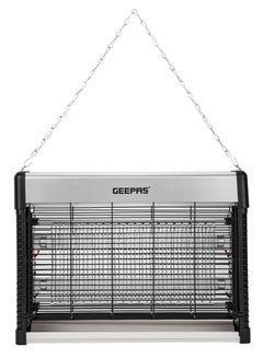 Electric Insect Killer 20W with 10 x 2W UV Tubes| Advanced Technology, Pollution-Free Operation, Low Power Consumption| No Toxic Fumes or Vapor, Easy Install and Clean, Fly Catcher for Home Hotels & Offices| 2 Years Warranty 20 W GBK25616 Silver/Black