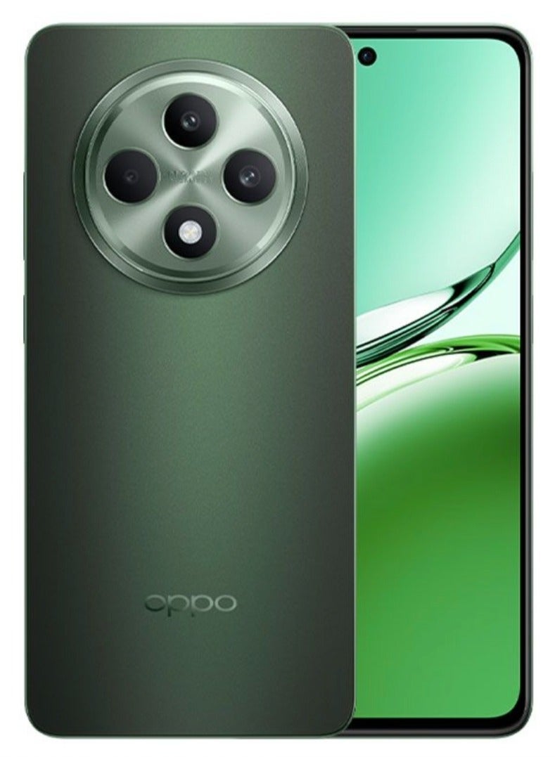 OPPO - Reno 12F Dual SIM Olive Green 8GB RAM 256GB 4G - Middle East Version - Image 1