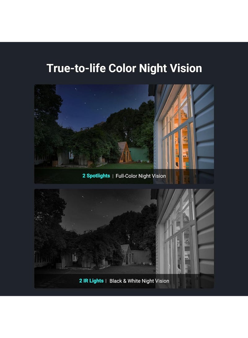EZVIZ - CB5 4K (Type-C) Wi-Fi Smart Home Solar Battery Camera, 2 in 1 Built-in Solar Panel, Always-On Video, AI Powered Human/Vehicle Shape Detection, Color Night Vision, Two-Way Talk, H.265, Smart Integration with Google Assistant & Amazon Alexa, Supports microSD Card (Up to 512 GB), Supports Wi-Fi 6 Network (2.4GHz), Weatherproof Design | CS-CB5-R100-2F8WFL - Image 1