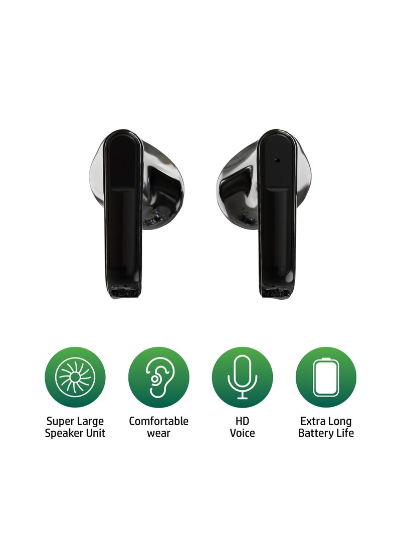 Acer Wireless Bluetooth Earphones, Transparent Design with Surround Sound, Stable Connection, Compatible with iPhone, iPad, MacBook, Samsung, Black - Image 2