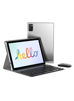 modio M27 Smart Android Kids Tablet 10.1-Inch Display Dual SIM Silver 12GB Ram 512GB 5G Wi-Fi - International Version With Zoom & Tik Tok Supported And Bluetooth Keyboard  - Image 1
