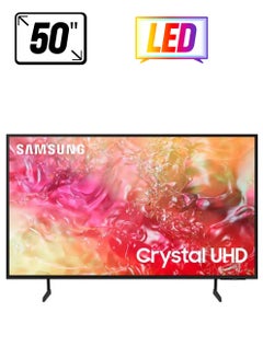 Samsung Smart TV, Crystal UHD, DU7000, 50 Inch, 2024, PurColor, 4K Upscaling, Tizen OS, Q-Symphony (International Version) UA50DU7000UXZN Black  - Image 1