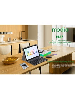 modio M27 Smart Android Kids Tablet 10.1-Inch Display Dual SIM Black 12GB RAM 512GB 5G Wi-Fi - International Version With Zoom & Tik tok Supported And Bluetooth Keyboard  - Image 5