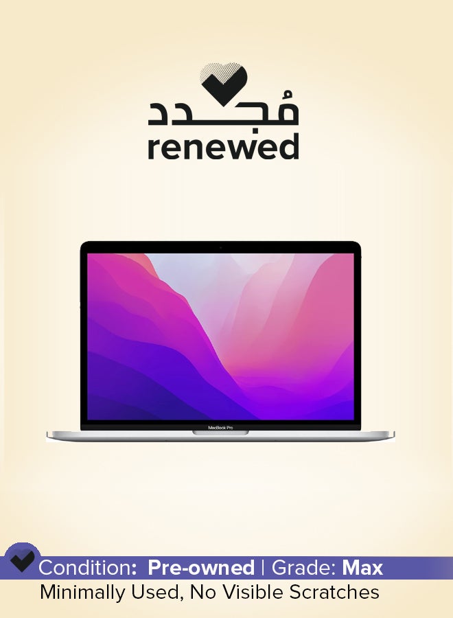 Apple - MacBook Pro M2 2022 13 Inch Apple M2 256GB SSD 8GB RAM,  macOS, Multimedia & Designing HD LED English/Arabic Grey - Image 1