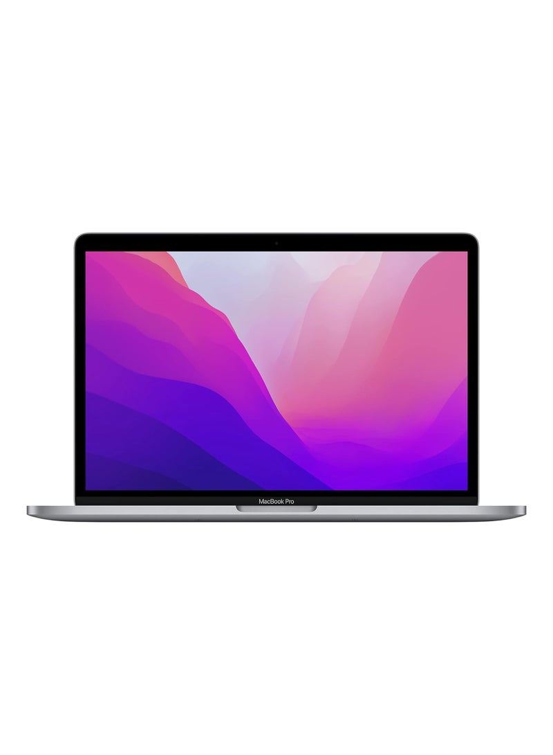 Apple - MacBook Pro M2 2022 13 Inch Apple M2 256GB SSD 8GB RAM,  macOS, Multimedia & Designing HD LED English/Arabic Grey - Image 1