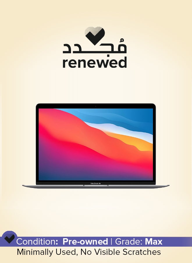 Apple MacBook Air Laptop M1 Chip, 13” Retina Display, 8GB RAM, 512GB SSD Storage, Backlit Keyboard, FaceTime HD Camera, Touch ID English Grey  - Image 1