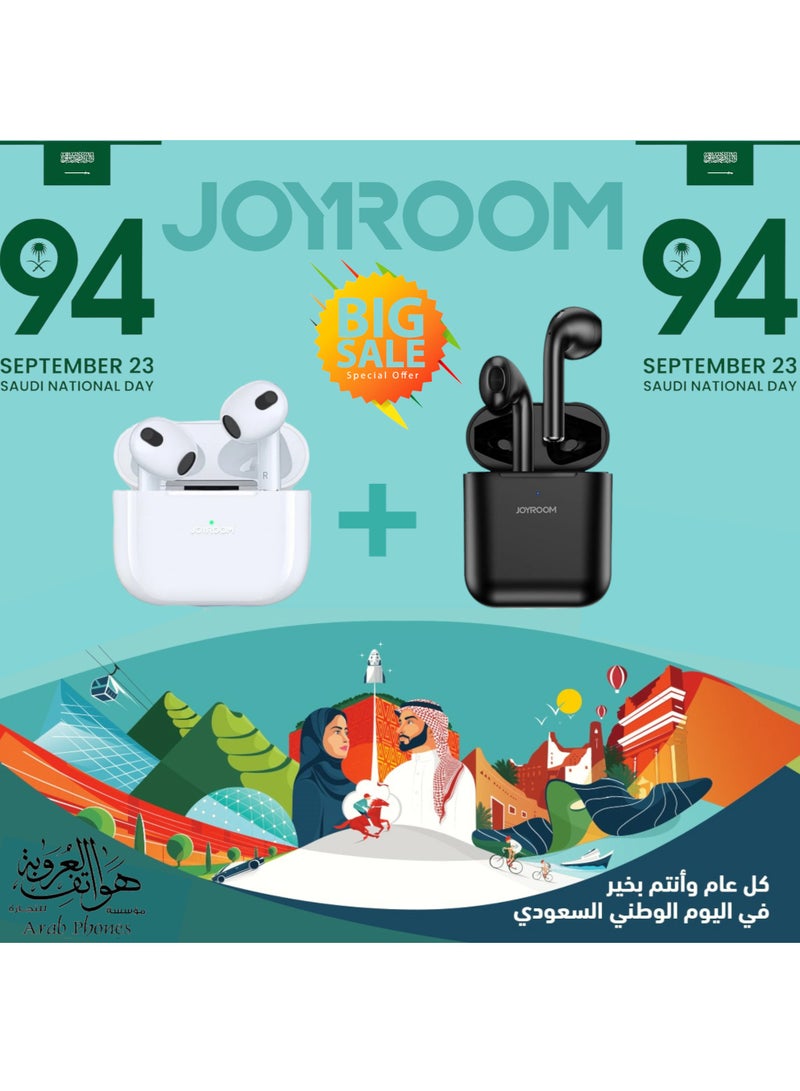 مجموعة 2 في 1 TWS (JR-T03S Plus + JR-T03S Black) - pnsku/N70108790V/45/_/1725973328/5f93c016-fd05-4ba6-9932-5921c26af21f