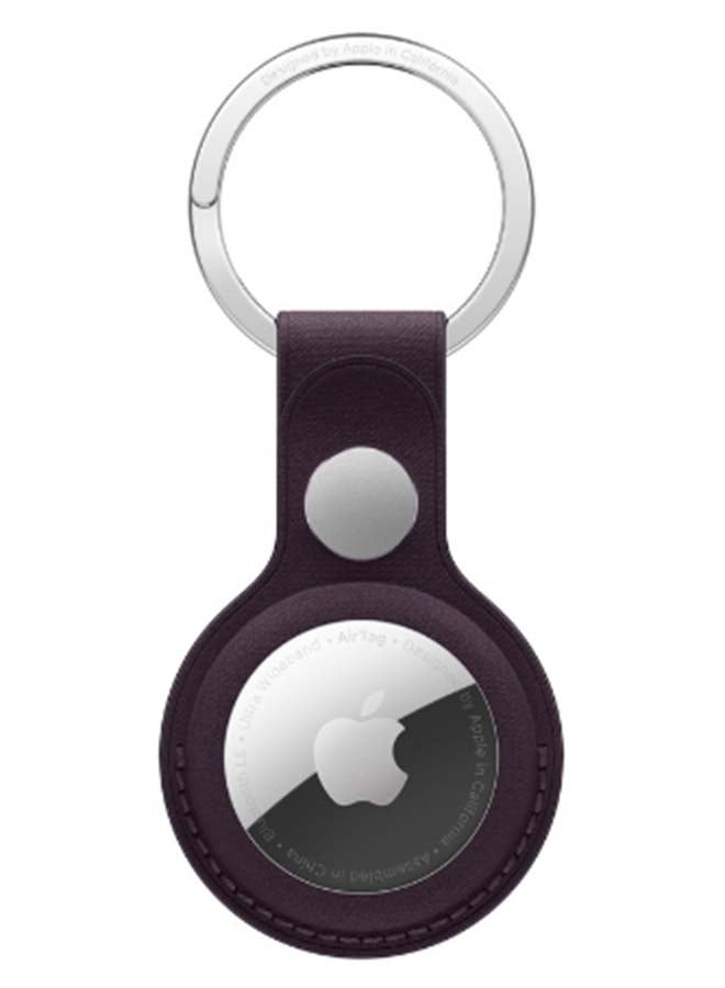 Apple - AirTag FineWoven Key Ring Blackberry - Image 1