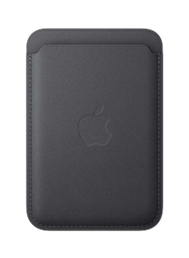 Apple - iPhone FineWoven Wallet With MagSafe - Black - Image 1