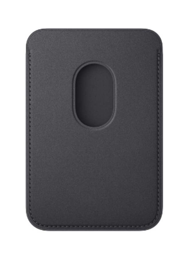 Apple - iPhone FineWoven Wallet With MagSafe - Black - Image 1