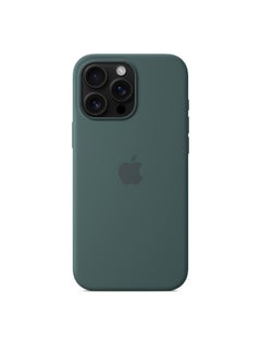 Apple iPhone 16 Pro Max Silicone Case With MagSafe - Lake Green  - Image 4