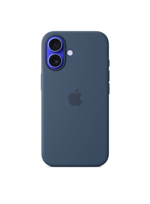 iPhone 16 Silicone Case With MagSafe - Denim