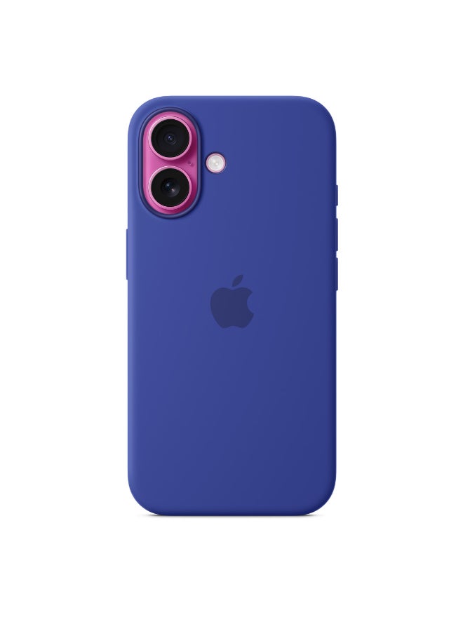 Apple iPhone 16 Silicone Case With MagSafe - Ultramarine - Image 3