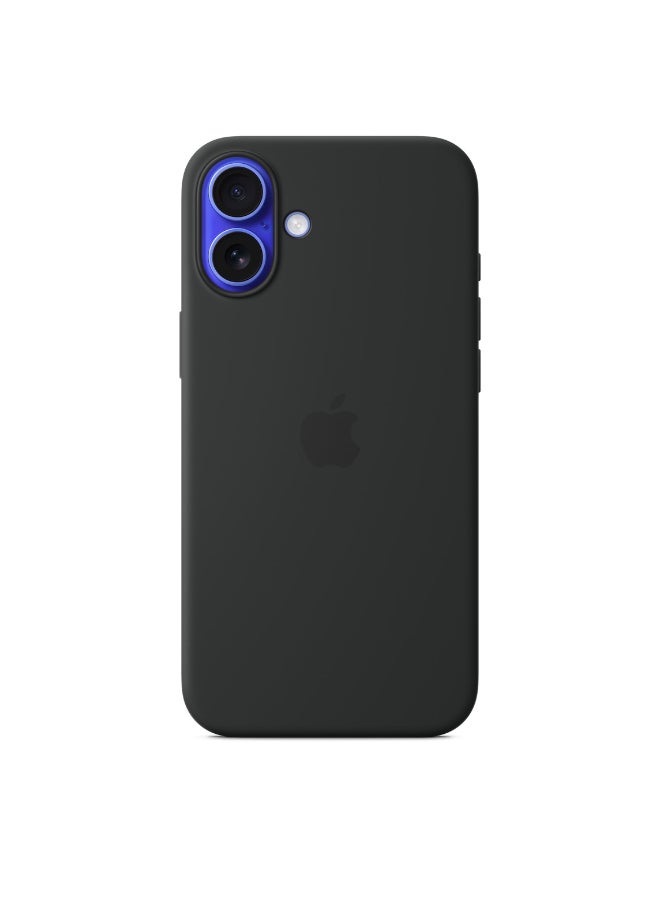 Apple iPhone 16 Plus Silicone Case With MagSafe - Black - Image 1