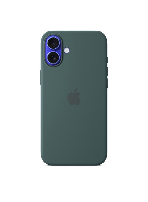 iPhone 16 Plus Silicone Case With MagSafe - Lake Green