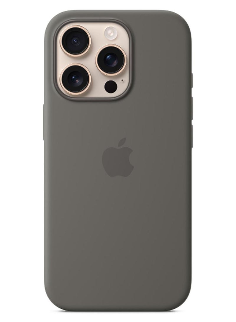 ابل  جراب سيليكون لجهاز iPhone 16 Pro مزود بخاصية MagSafe - - Image 1