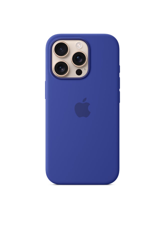 Apple - iPhone 16 Pro Silicone Case With MagSafe - Ultramarine - Image 1