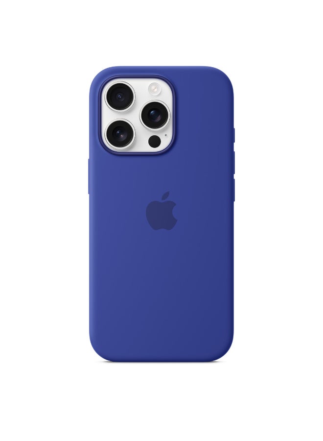Apple - iPhone 16 Pro Silicone Case With MagSafe - Ultramarine - Image 1