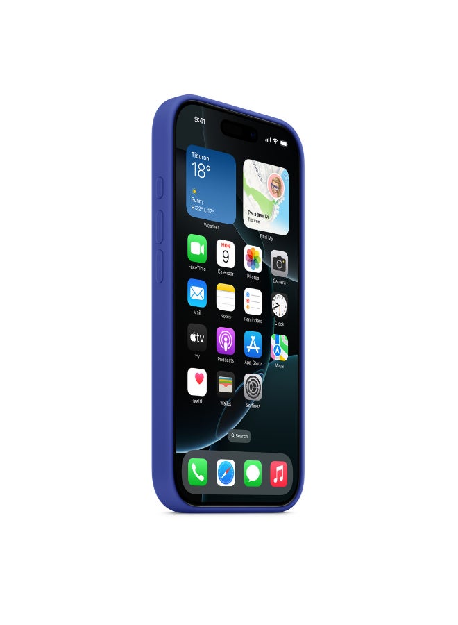 Apple - iPhone 16 Pro Silicone Case With MagSafe - Ultramarine - Image 1
