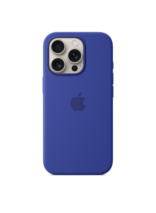 Apple - iPhone 16 Pro Silicone Case With MagSafe - Ultramarine - Image 1