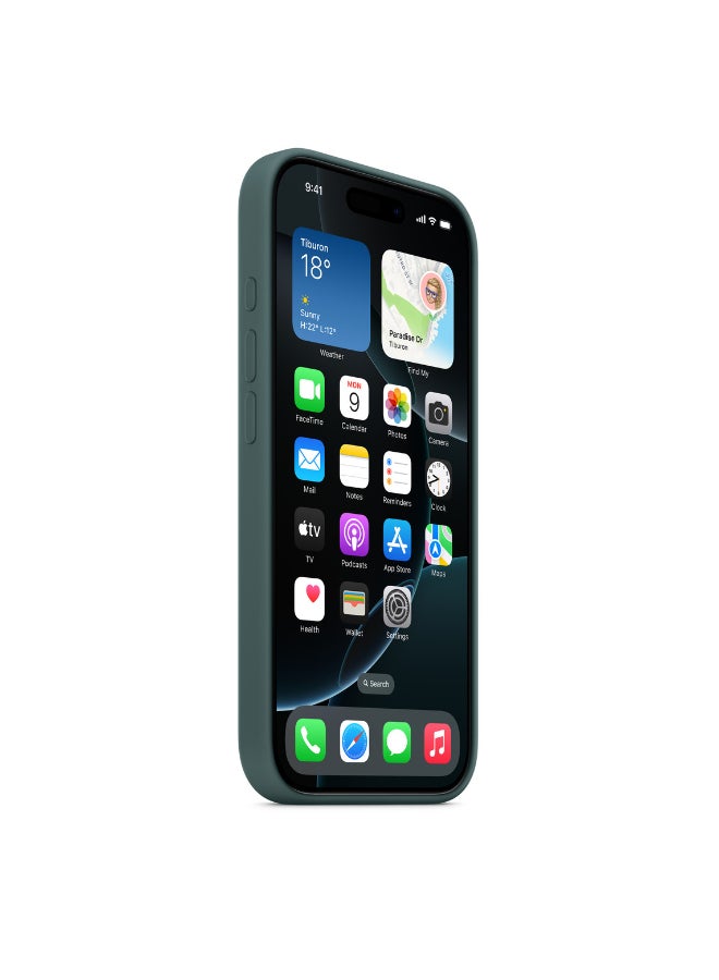 ابل  جراب سيليكون لجهاز iPhone 16 Pro مزود بخاصية MagSafe - - Image 5