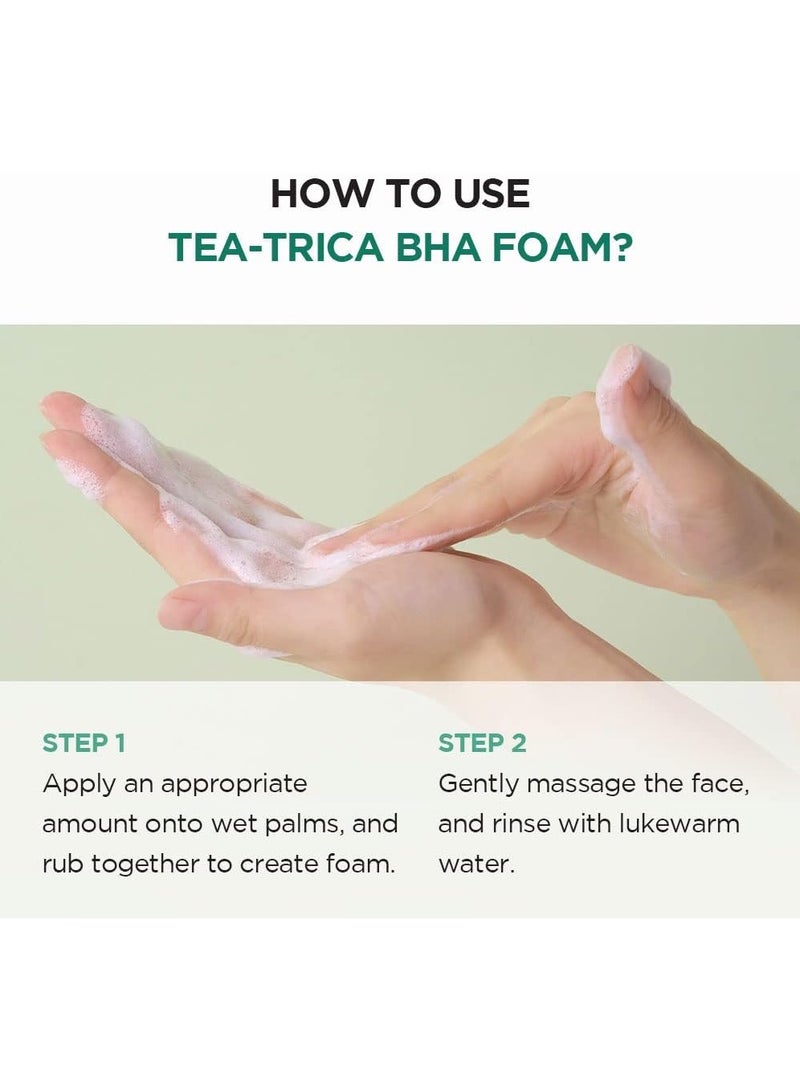 سكين 1004 Madagascar Centella Tea-Trica Bha Foam 125ml  - Image 2