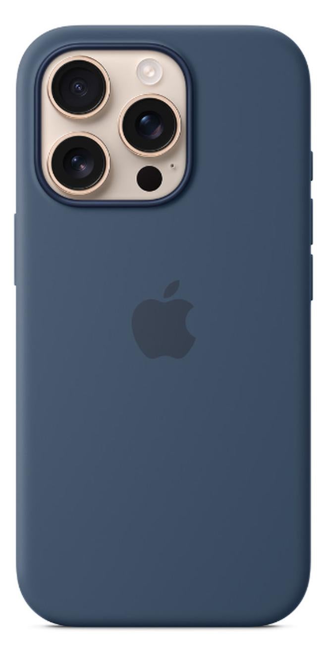 Apple iPhone 16 Pro Max Silicone Case With MagSafe - Denim - Image 1