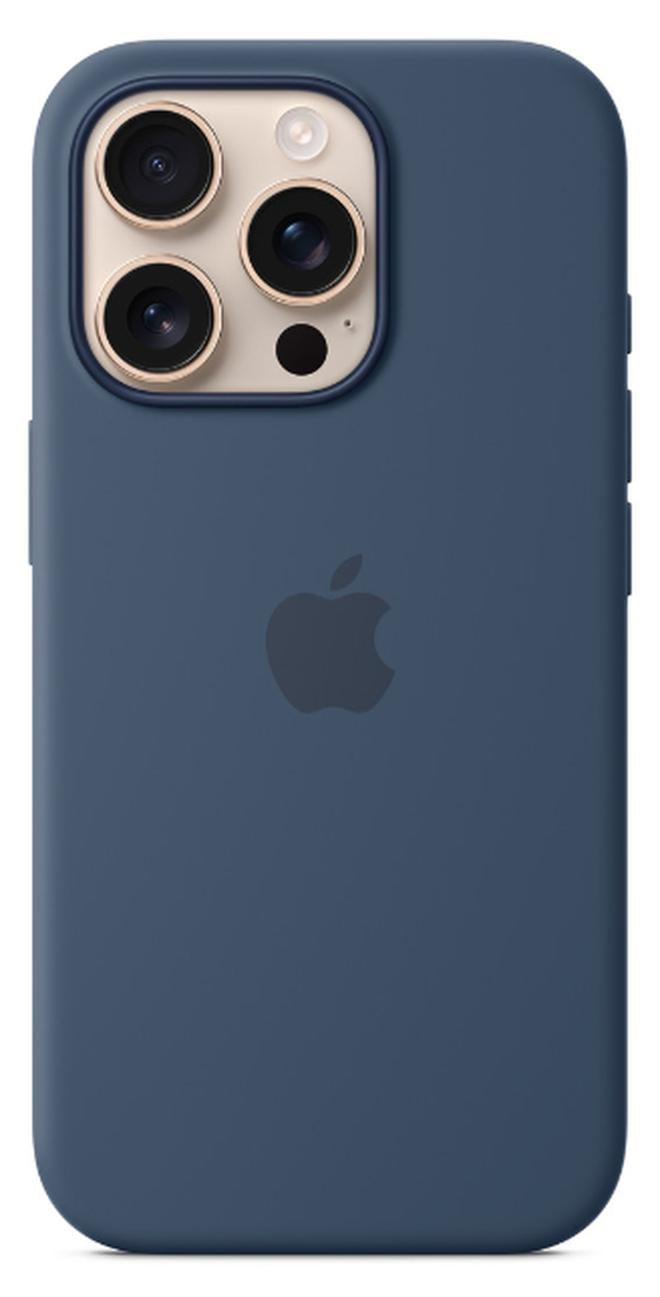 Apple iPhone 16 Pro Max Silicone Case With MagSafe - Denim - Image 1