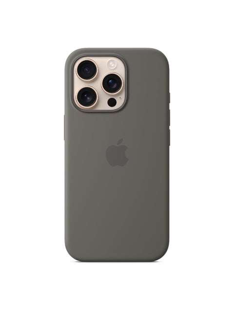 iPhone 16 Pro Max Silicone Case With MagSafe - Stone Gray