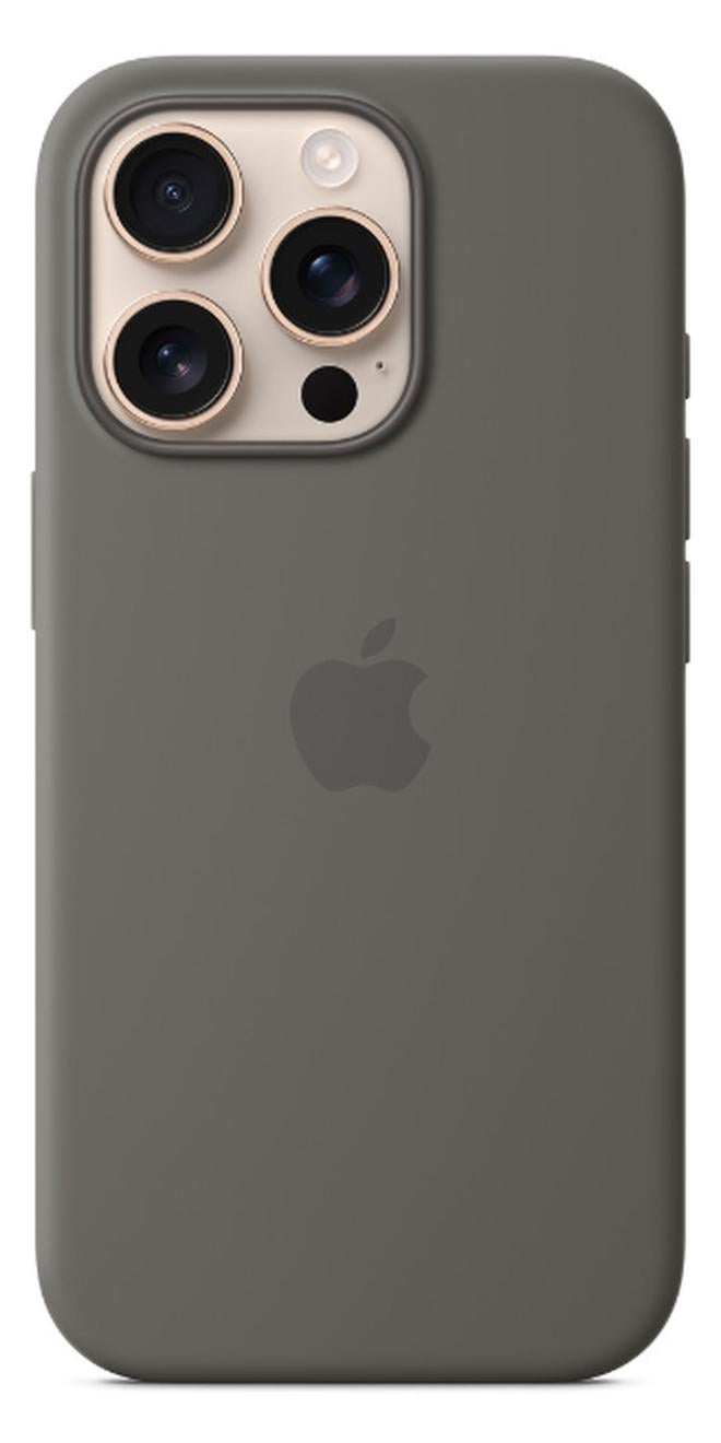 ابل  جراب سيليكون لهاتف iPhone 16 Pro Max مزود بتقنية MagSafe - - Image 1